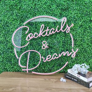 Cocktails Dreams LED Neon Sign