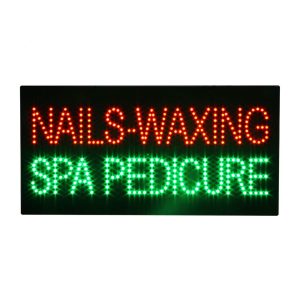 Nails-Waxing SPA Pedicure LED Animated Sign