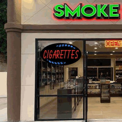 Eye-catching Smoke Signs