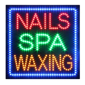Nails Spa Waxing LED Animated Sign