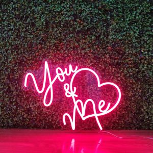 You Me LOVE LED Neon Sign