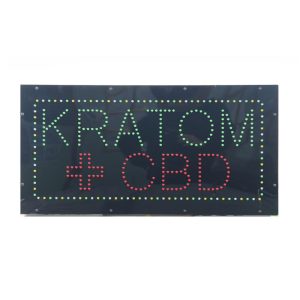 Kratom And CBD LED Animated Sign