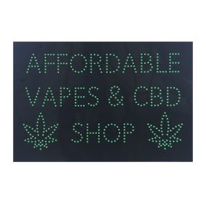 Affordable Vapes CBD LED Animated Sign