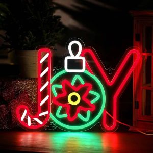 Christmas Joy USB LED Neon Sign 🔔