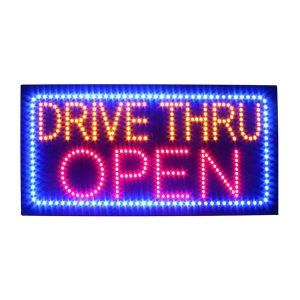Drive Thru Open LED Animated Sign