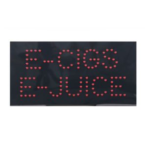 E-Cigs E-Juice LED Animated Sign