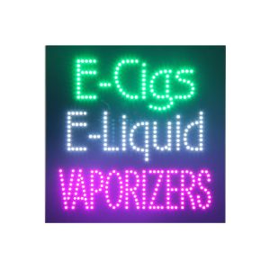 E-Cigs E-Liquid Vaporizers LED Animated Sign