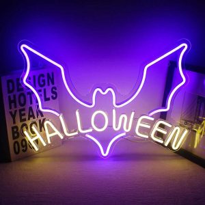 Halloween Flying Bat USB LED Neon Sign 🦇