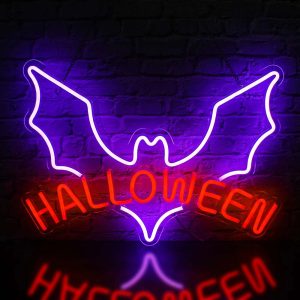 Halloween Flying Bat USB LED Neon Sign 🦇