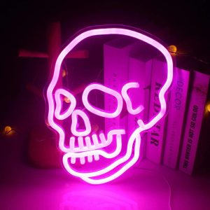 Halloween Skull USB LED Neon Sign 💀