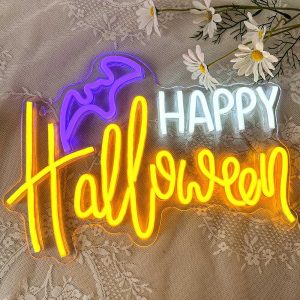 Happy Halloween USB LED Neon Sign