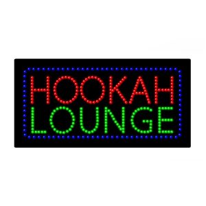 Hookah Lounge LED Animated Sign