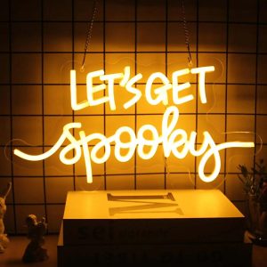 Let’s Get Spooky USB LED Neon Sign 👻