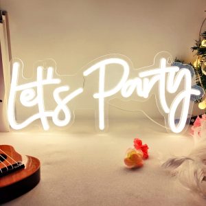 Let’s Party USB LED Neon Sign