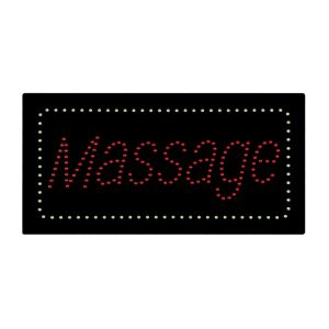 Massage LED Animated Sign