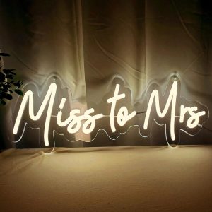 Miss to Mrs LED Neon Sign 👰