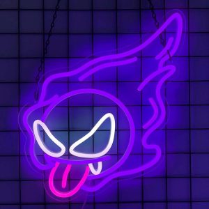 Purple Ghost USB LED Neon Sign 👻