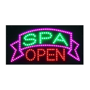 Spa Open LED Animated Sign