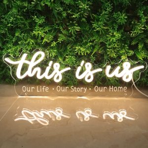 This Is Us USB LED Neon Sign