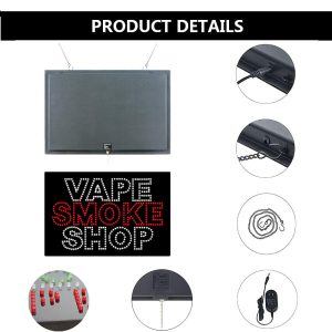 Vape Smoke Shop LED Animated Sign