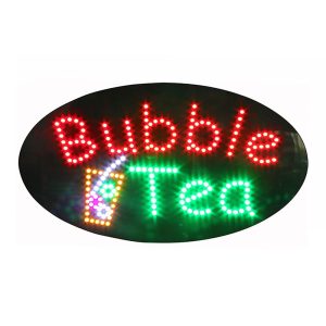 Bubble Tea LED Animated Sign