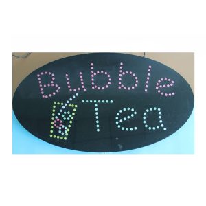Bubble Tea LED Animated Sign