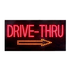 Drive Thru Arrow LED Animated Sign