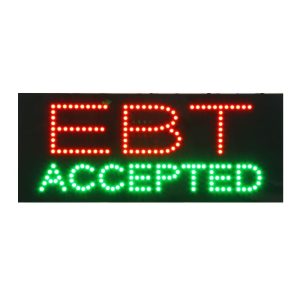 EBT Accepted Led Animated Sign