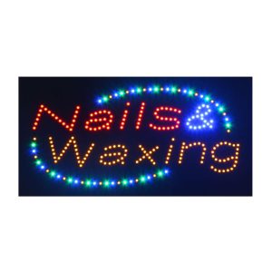 Nails and Waxing LED Animated Sign