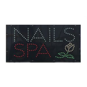 Nails SPA LED Animated Sign