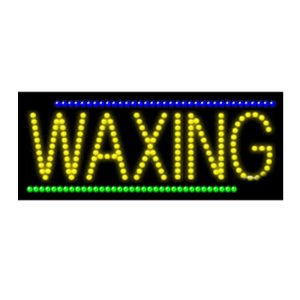 Waxing Yellow LED Animated Sign