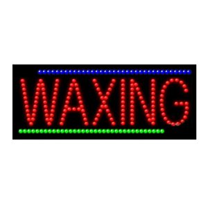 Waxing Red LED Animated Sign