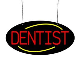 LED Dentist Neon Sign, 20″x10″