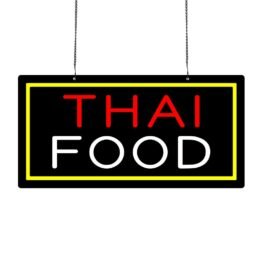 LED Thai Food Neon Sign, 20″x10″