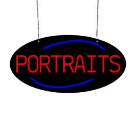 LED Portraits Neon Sign, 20″x10″