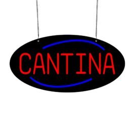 LED Cantina Neon Sign, 20″x10″