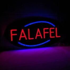 LED Falafel Neon Sign, 20″x10″