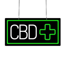 LED CBD Neon Sign, 20″×10″