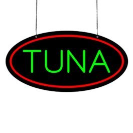 LED Tuna Neon Sign, 16″x8″