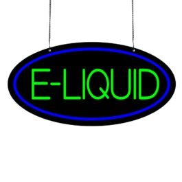LED E-Liquid Neon Sign, 18″x9″