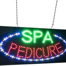 LED SPA Pedicure Sign, 19″x9.5″