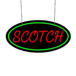 LED Scotch Neon Sign, 20″x10″