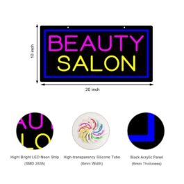 LED Beauty Salon Neon Sign, 20″x10″