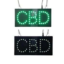 LED CBD Sign, 12″×6″
