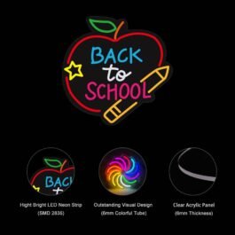 Let’S Learn Neon Sign, 14″x14″