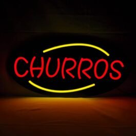 LED Churros Neon Sign, 20″x10″