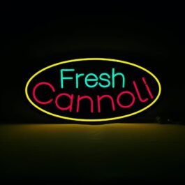 LED Fresh Cannoli Neon Sign, 24″x12″