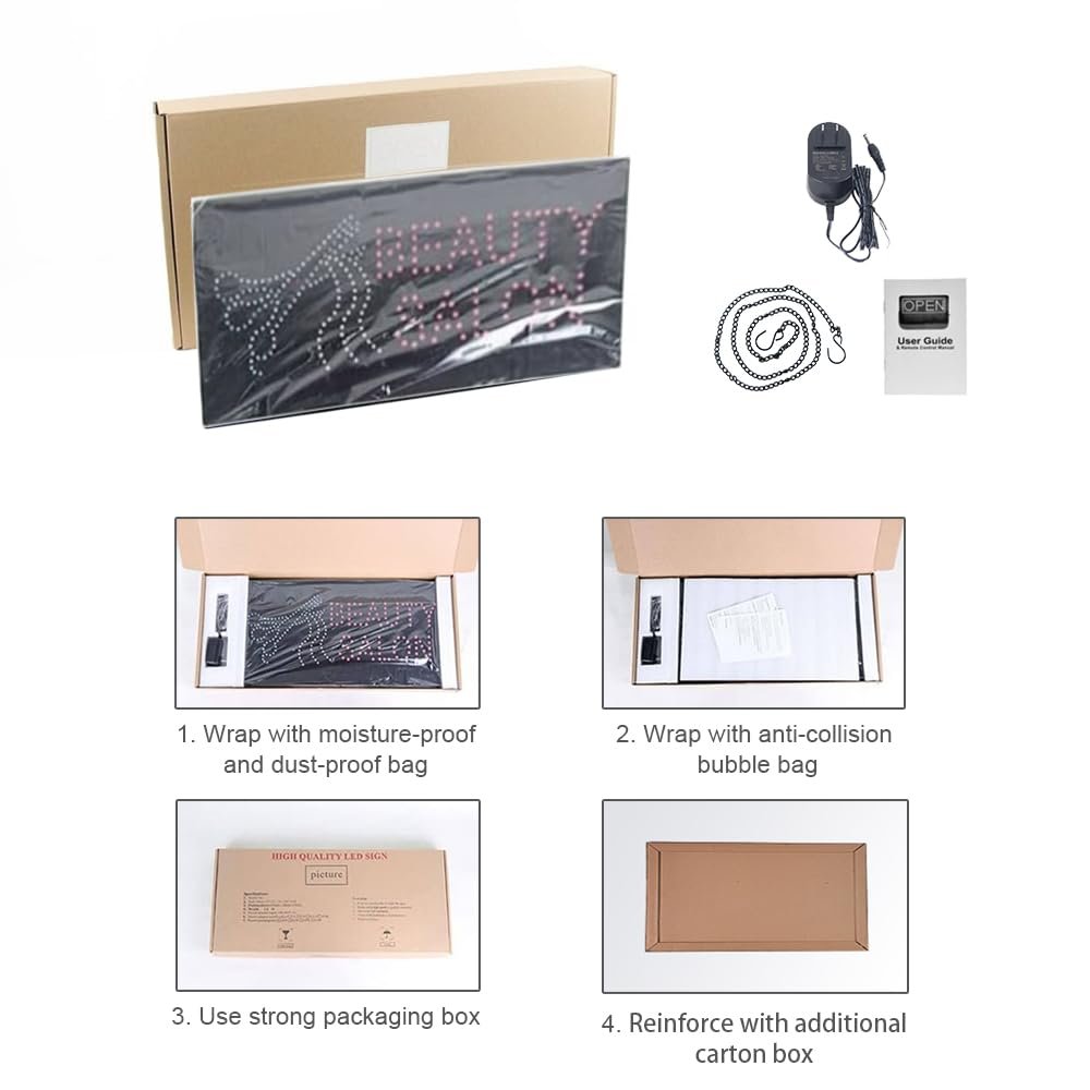 LED Tacos Sign, 19"ร9.5" - Image 6