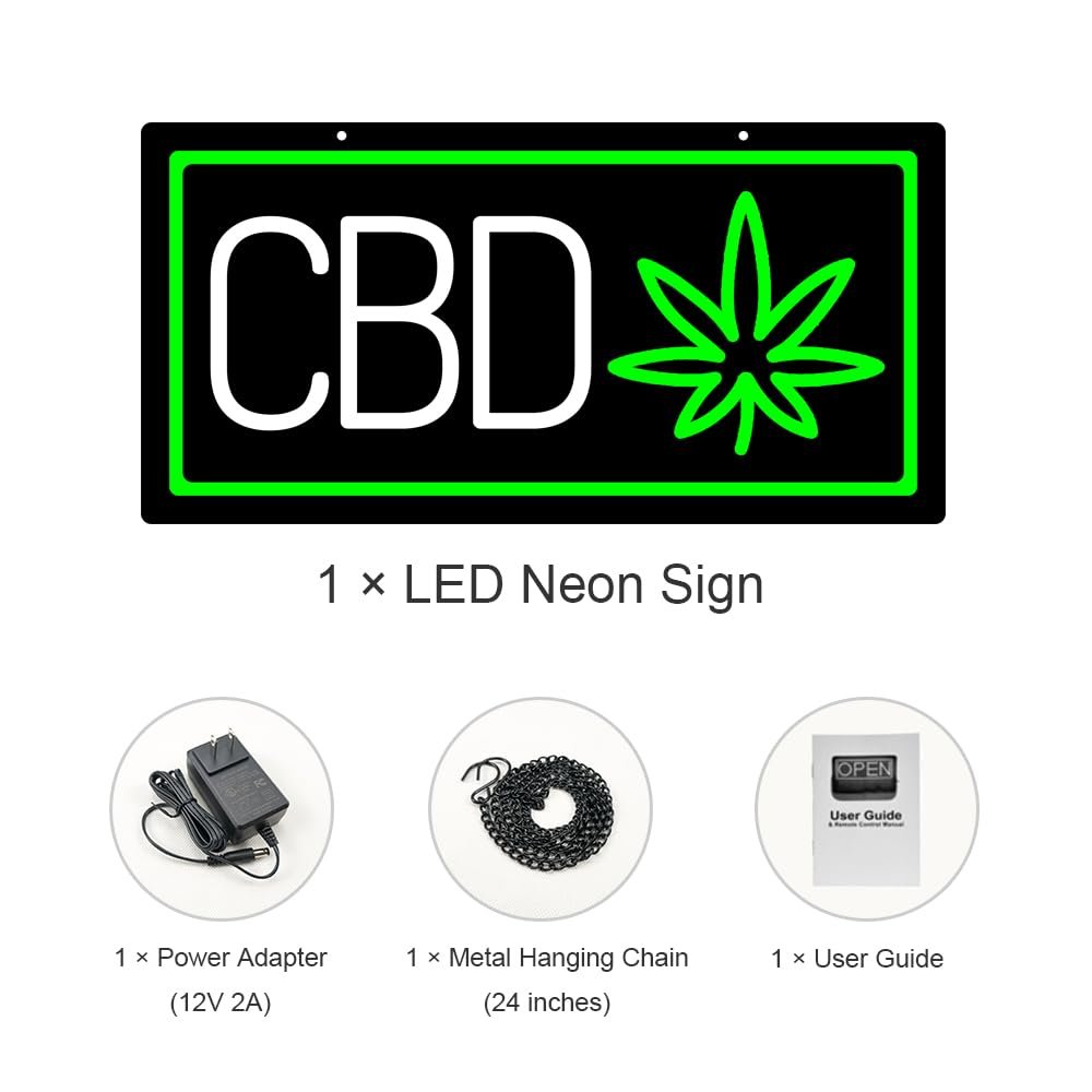 LED CBD Neon Sign, 20"ร10" - Image 3