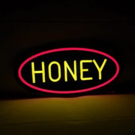 LED Honey Neon Sign, 16″x8″